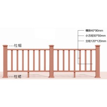 木塑护栏塑木栏杆围栏栅栏庭院露台公园广场防护栏福建塑木护栏厂