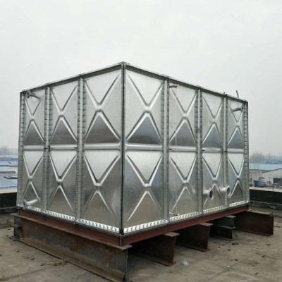 镀锌钢板水箱 人防生活保温水箱图2