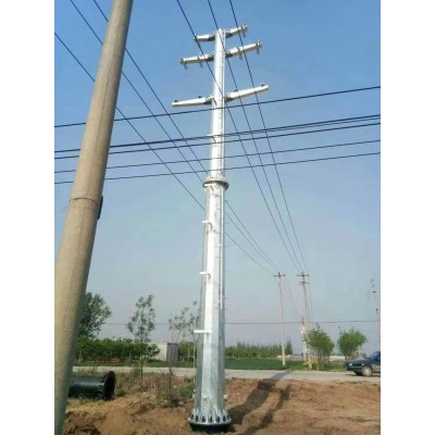 河北电力钢管 电力钢管杆 电力钢管塔 电力钢桩图2