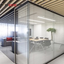 杭州百叶双玻隔断产品,杭州斯蒂恩办公室隔断