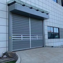 涡轮快速门 铝合金硬质电动卷闸门 停车场 商场 车库工厂