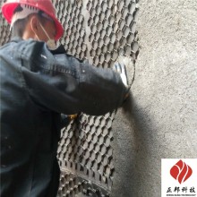 侯马除尘器龟甲网防磨胶泥手工涂抹型