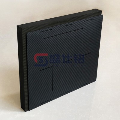 3K斜纹碳纤维板 平纹碳纤维板 CNC加工定制图2