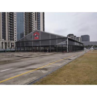 篮球馆大篷厂家 定制网球馆篷房 铝合金材质防风防雨坚固耐用图3