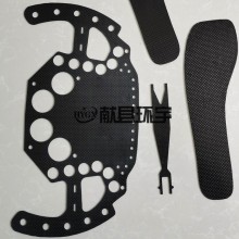 环宇加工平纹斜纹亮哑光碳纤维板 3K碳纤维片材异形板