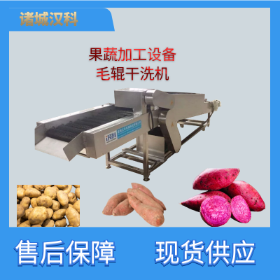 双层毛刷干洗机 土豆干洗机 马铃薯干洗机图3