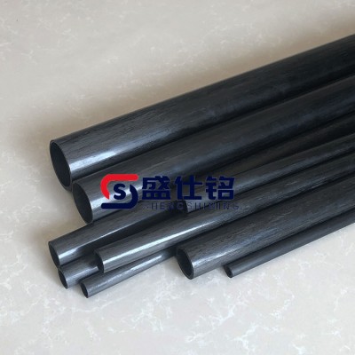 黑色斜纹碳纤维管 耐腐蚀材质 支持加工图4