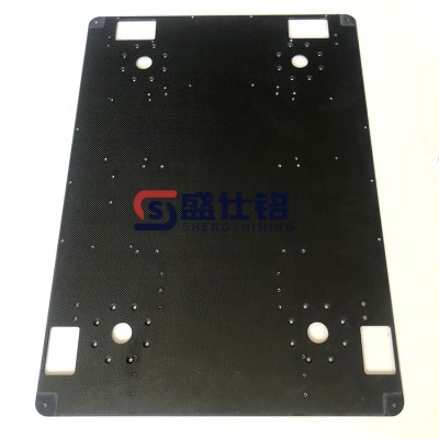 3K碳纤维板加工 CNC加工雕刻 植保机加工异形碳纤板高精度航拍图4