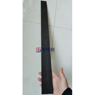 厂家供应窗帘运动器材碳纤维片 机器设备支撑杆定制 碳纤维扁条图5
