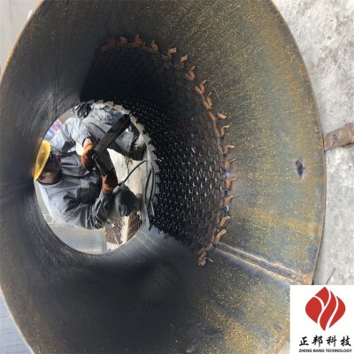 贵阳锅炉沉降室陶瓷耐磨胶泥施工方案图2