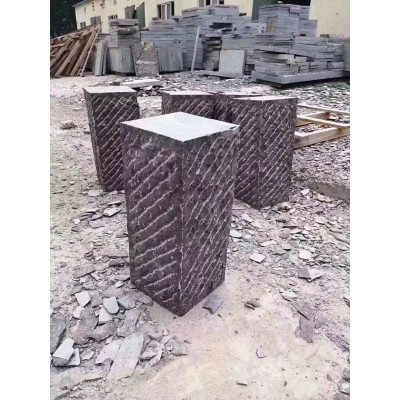 斜道面青石板、斜纹面青石板、打道面青石板图3