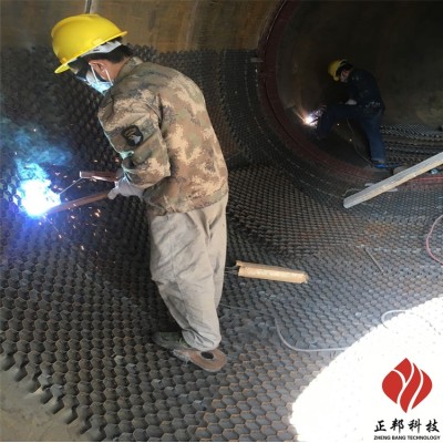 巴中下料仓耐磨胶泥现场指导图3