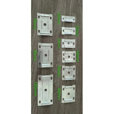 方通卡扣/方通平卡/方通隐卡/方通墙面卡件厂家/方通吊顶卡件/U型铝方通配件/铝方通吊件定制图3