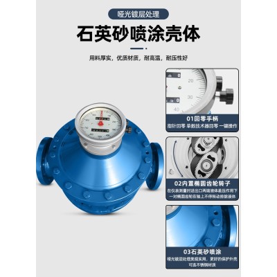 椭圆齿轮流量计  柴油流量计  汽油流量计图5