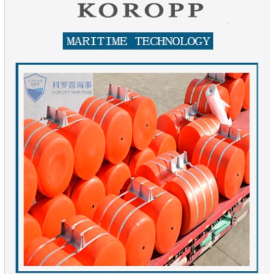 湖面危险警示浮标夹管塑料浮筒拦船浮筒图2