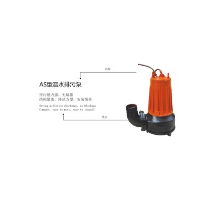 AS/AV型撕裂式潜水切割式排污泵，上海三利生产图2