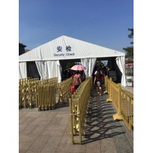 大型活动安检棚搭建方案-防火防爆可拆卸设计‌