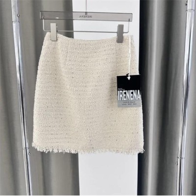 温碧霞自创IRENENA服装法式编织小香风半身裙图3