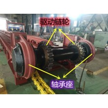 板式喂料机分体式头尾轮结构的制作方