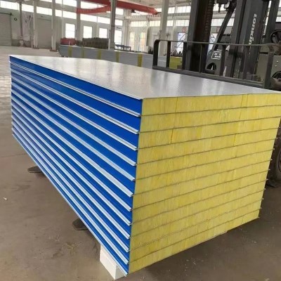 彩钢岩棉复合板 泡沫板 多规格保温材料图2