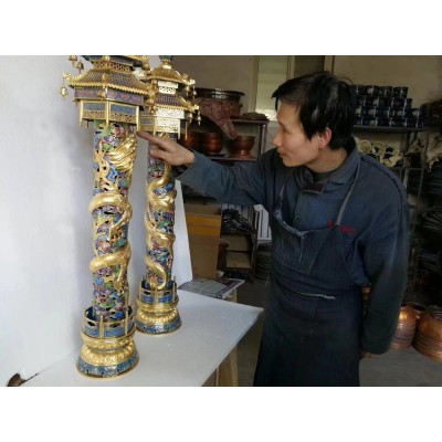 景泰蓝工厂 景泰蓝厂家 景泰蓝工艺品 景泰蓝加工 景泰蓝花瓶 景泰蓝家具 景泰蓝装饰 景泰蓝香炉图2