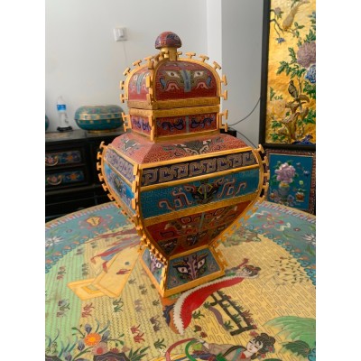 景泰蓝工厂 景泰蓝厂家 景泰蓝工艺品 景泰蓝加工 景泰蓝花瓶 景泰蓝家具 景泰蓝装饰 景泰蓝香炉图5