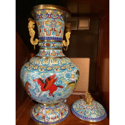 景泰蓝工厂 景泰蓝厂家 景泰蓝工艺品 景泰蓝加工 景泰蓝花瓶 景泰蓝家具 景泰蓝装饰 景泰蓝香炉图2