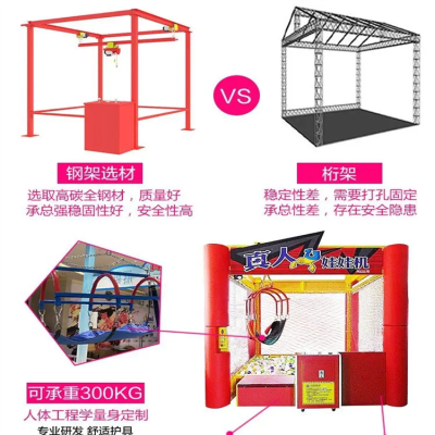 人气暖场互动设备真人娃娃机供应厂家儿童游乐设备娃娃机扭蛋机租赁图2