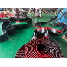 密封防溢裙板 导料槽挡煤皮Y型 不锈钢夹持器角铝