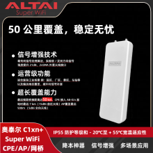 奥泰尔 C1xn+ Super WiFi CPE/AP】21dB 信号增强 | 50km 超远桥接 | 运营级无线覆盖 支持 CPE/AP 双模式 外置天线灵活部署 企业 / 运营商高效建网