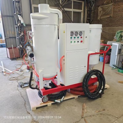 管道防腐除锈环保无尘喷砂机图3