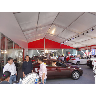 车展篷房定制服务｜高端品牌展示区设计+灯光音响集成图2