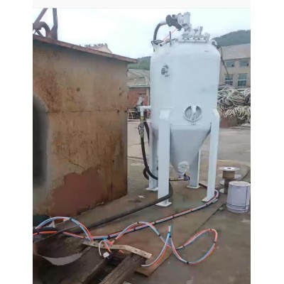 环保无尘水砂混合除锈喷砂机图2