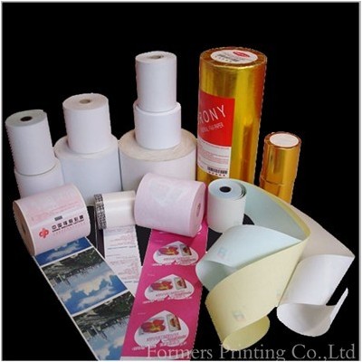 定制ATM前台凭条纸/热敏印刷凭条纸/保密卷纸图2