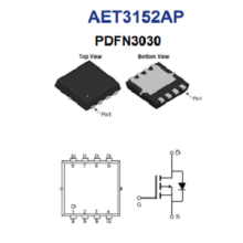 AET3152AP,替代TDM3307,PMOS场效应管IC