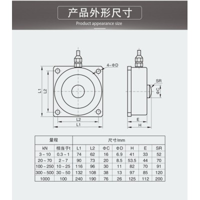 NTJH-4A轮辐式称重传感器 轮辐式测力传感器 轮辐式荷重传感器图2