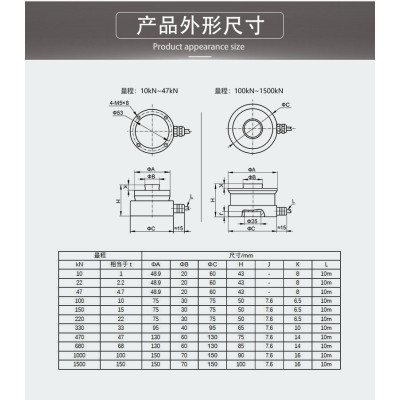 NTJH-16扭环式称重传感器 不锈钢测力传感器 料仓传感器图3