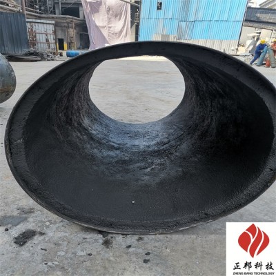 武汉管道龟甲网耐磨胶泥施工解析图2