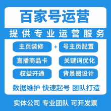 百度百家号代运营服务