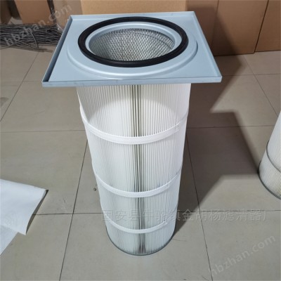 方卡盘 阻燃 覆膜 除尘滤筒320*860 卡盘尺寸可定制图2