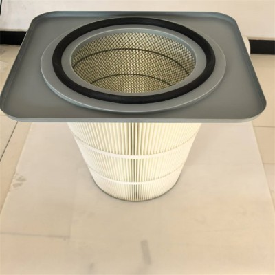 方卡盘 阻燃 覆膜 除尘滤筒320*860 卡盘尺寸可定制图3