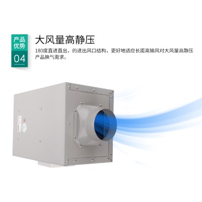 北京负压排风机DPT10-12B绿岛风管道抽风机I排气扇通风器图3
