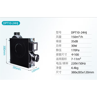 直播间送风机DPT10-24HJ适用于：猿辅导/新东方/高途教育/学而思图2