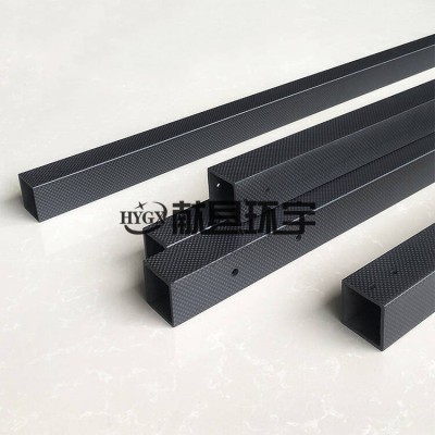 碳纤维矩形管 3k管编织纹路 外方内方哑光碳纤维方管图5