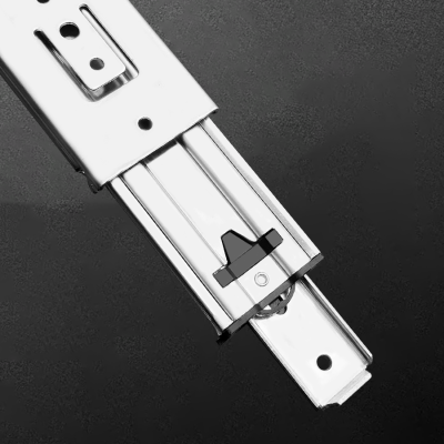 51宽三节工业重型滑轨加厚货柜承重导轨机柜滑道房车抽屉滑轨轨道图3