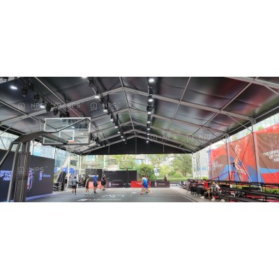 2025春节庙会篷房｜非遗剪纸纹顶棚+防滑地暖系统图3