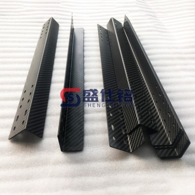 碳纤维异形件碳纤维L角加工 碳纤维机器人配件图6