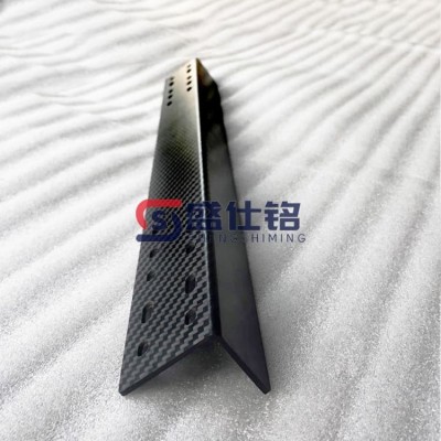 碳纤维异形件碳纤维L角加工 碳纤维机器人配件图2