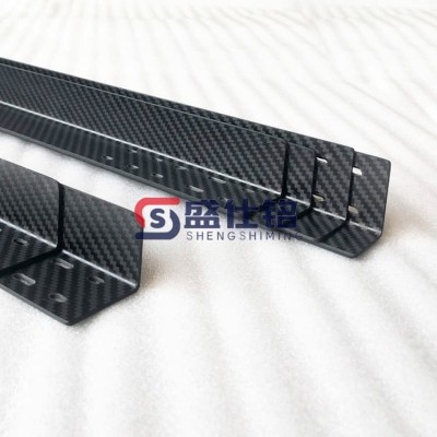 碳纤维异形件碳纤维L角加工 碳纤维机器人配件图3