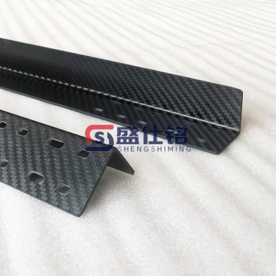 碳纤维异形件碳纤维L角加工 碳纤维机器人配件图5